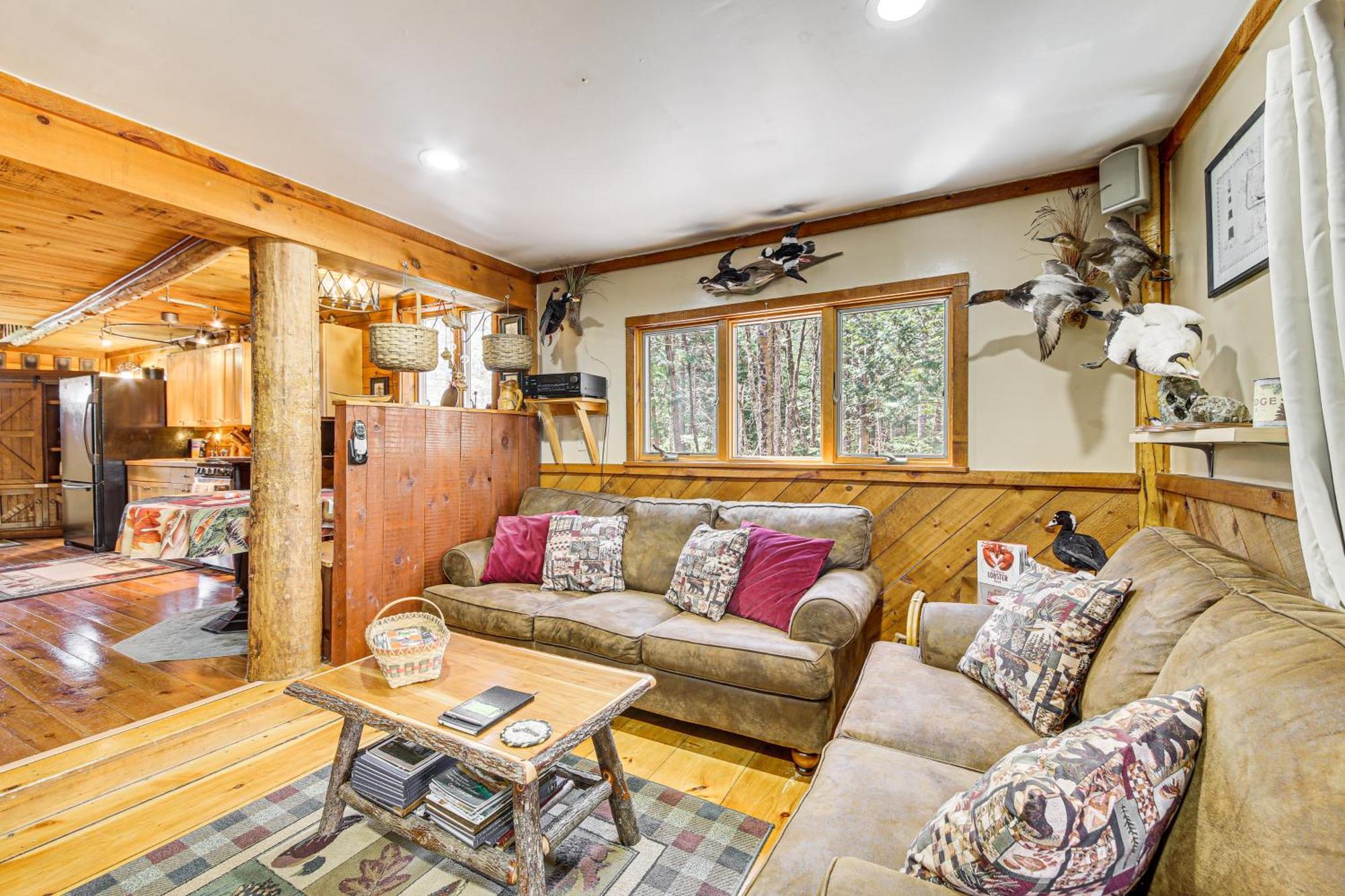 Rustic Searsport Cabin Loft And Sunroom On 10 Acres Eksteriør billede